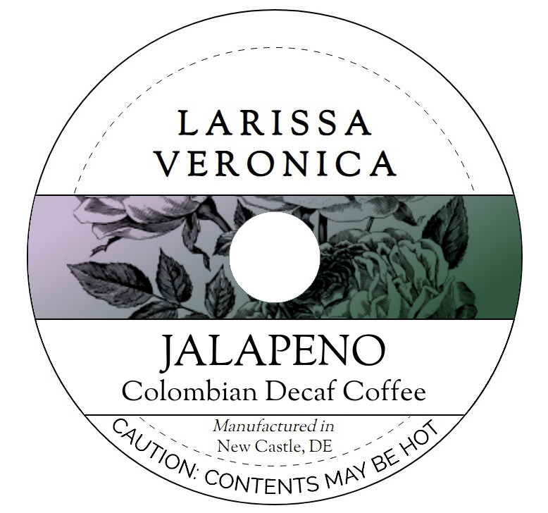 Jalapeno Colombian Decaf Coffee <BR>(Single Serve K-Cup Pods)