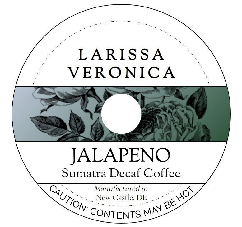 Jalapeno Sumatra Decaf Coffee <BR>(Single Serve K-Cup Pods)