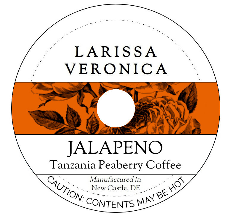 Jalapeno Tanzania Peaberry Coffee <BR>(Single Serve K-Cup Pods)