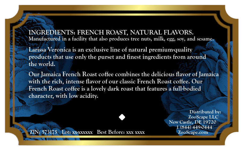 Jamaica French Roast Coffee <BR>(Single Serve K-Cup Pods)