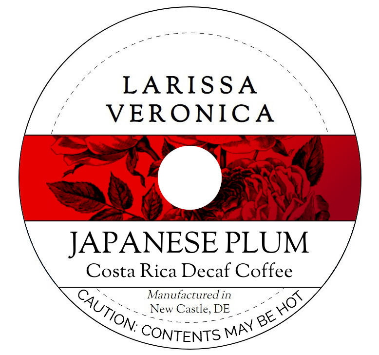 Japanese Plum Costa Rica Decaf Coffee <BR>(Single Serve K-Cup Pods)