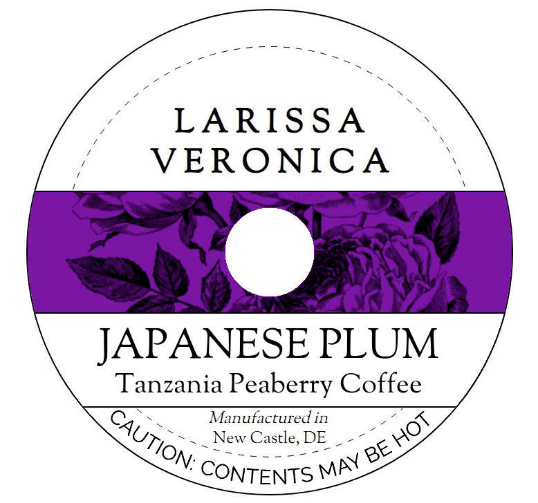 Japanese Plum Tanzania Peaberry Coffee <BR>(Single Serve K-Cup Pods)