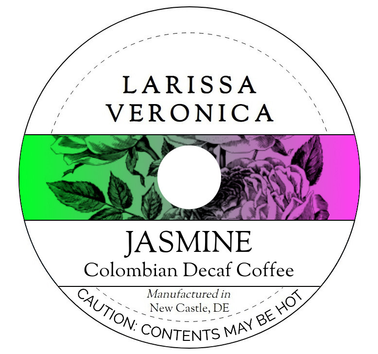 Jasmine Colombian Decaf Coffee <BR>(Single Serve K-Cup Pods)