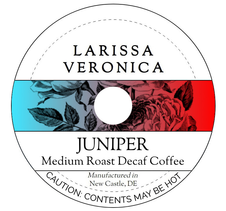 Juniper Medium Roast Decaf Coffee <BR>(Single Serve K-Cup Pods)