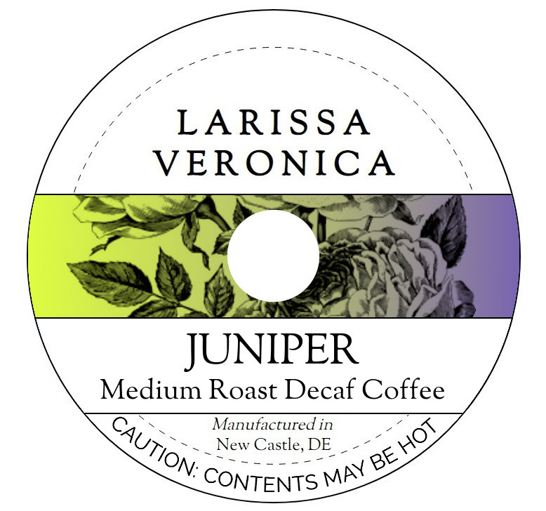 Juniper Medium Roast Decaf Coffee <BR>(Single Serve K-Cup Pods)