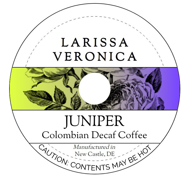 Juniper Colombian Decaf Coffee <BR>(Single Serve K-Cup Pods)