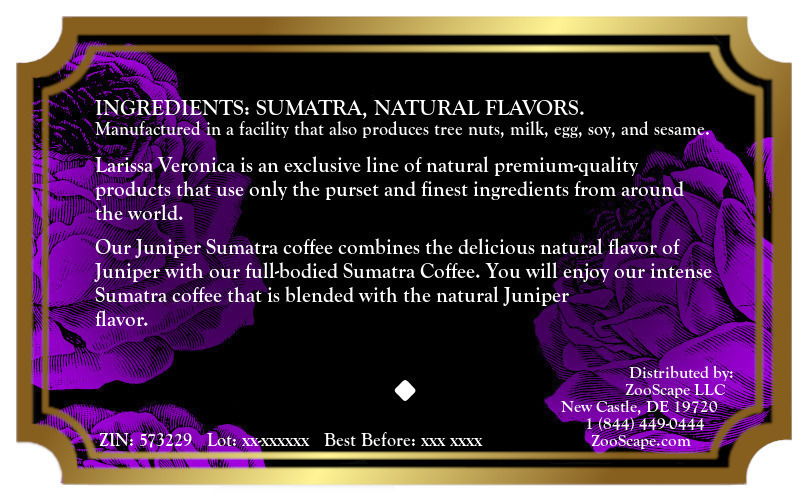 Juniper Sumatra Coffee <BR>(Single Serve K-Cup Pods)