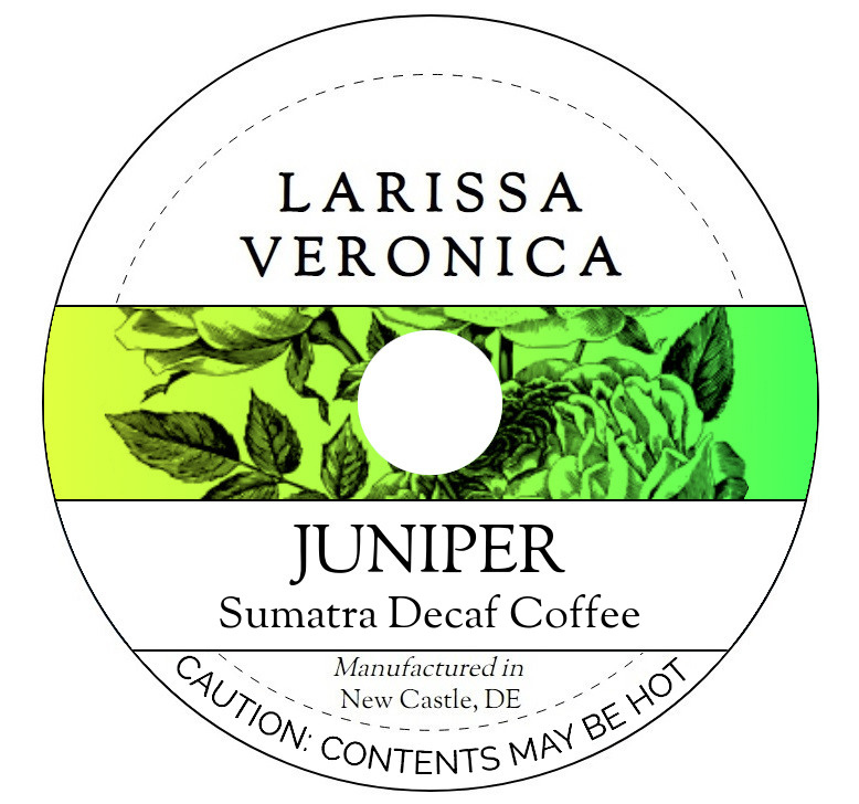 Juniper Sumatra Decaf Coffee <BR>(Single Serve K-Cup Pods)