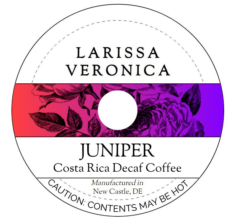 Juniper Costa Rica Decaf Coffee <BR>(Single Serve K-Cup Pods)