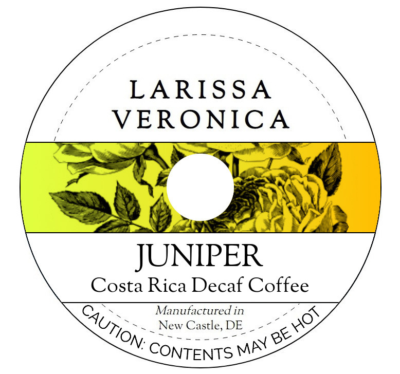 Juniper Costa Rica Decaf Coffee <BR>(Single Serve K-Cup Pods)