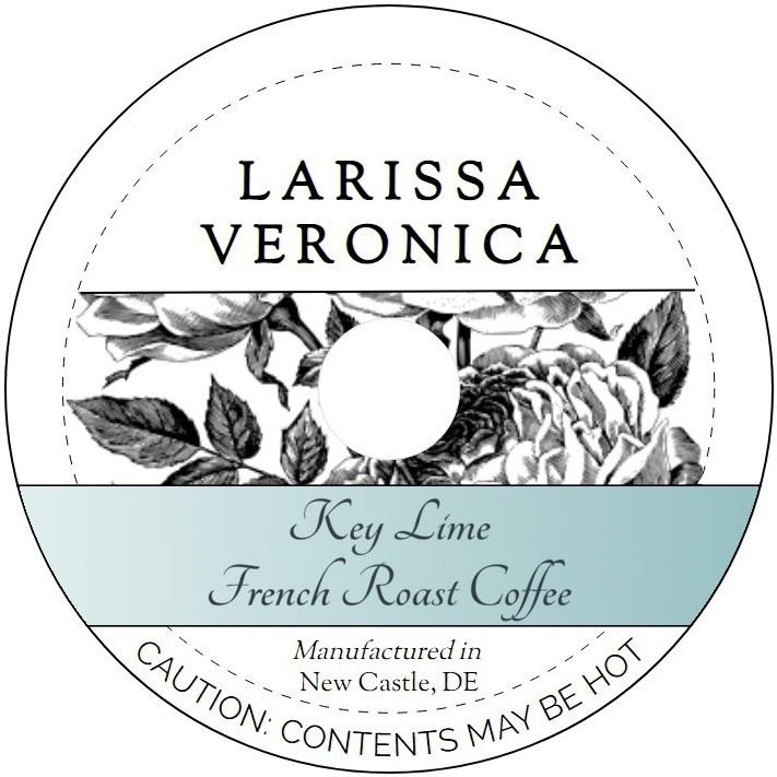 Key Lime French Roast Coffee <BR>(Single Serve K-Cup Pods)