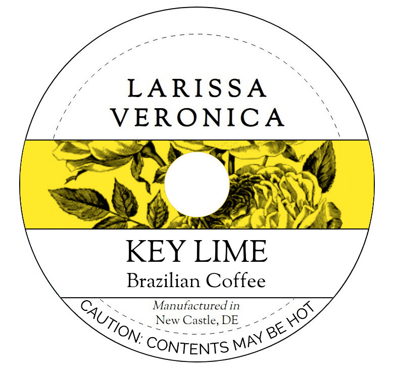 Key Lime Brazilian Coffee <BR>(Single Serve K-Cup Pods)