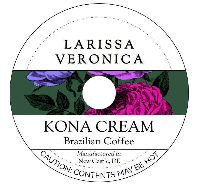 Kona Cream Brazilian Coffee <BR>(Single Serve K-Cup Pods)