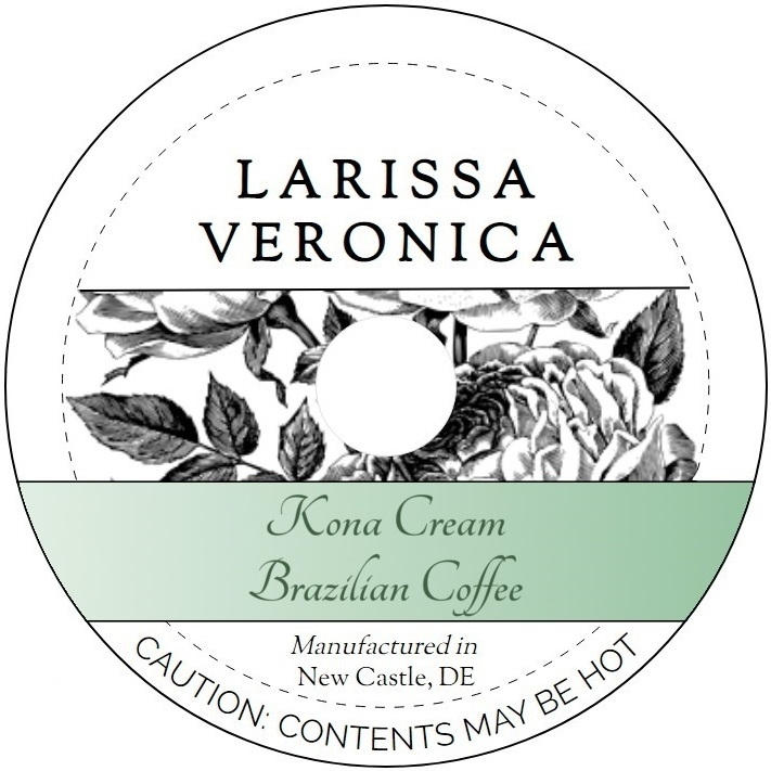 Kona Cream Brazilian Coffee <BR>(Single Serve K-Cup Pods)