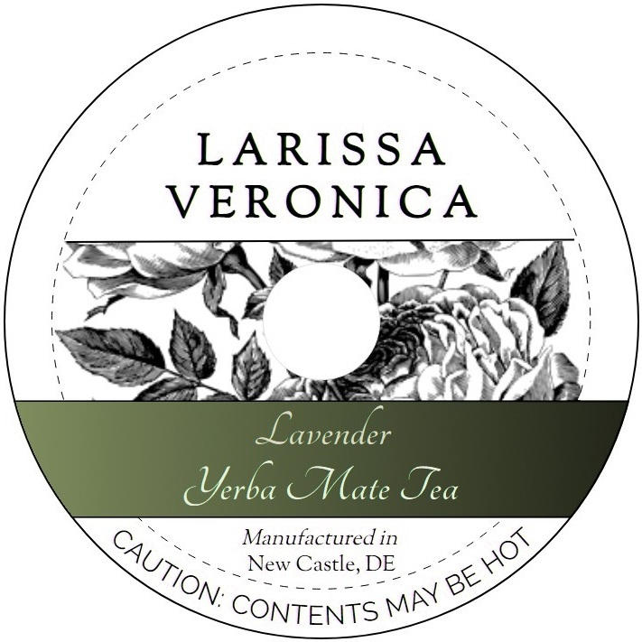 Lavender Yerba Mate Tea <BR>(Single Serve K-Cup Pods)