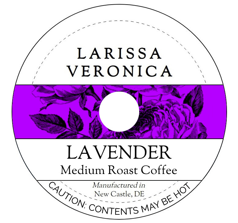Lavender Medium Roast Coffee <BR>(Single Serve K-Cup Pods)