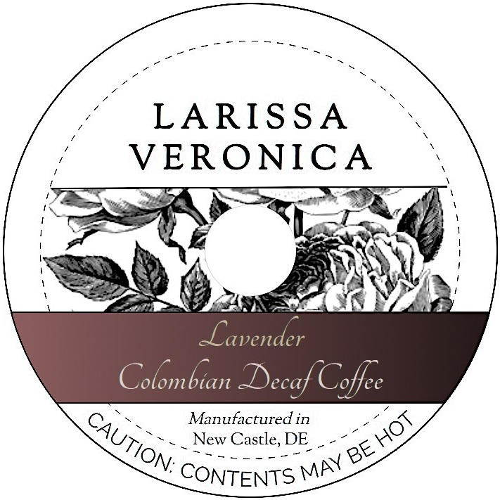 Lavender Colombian Decaf Coffee <BR>(Single Serve K-Cup Pods)