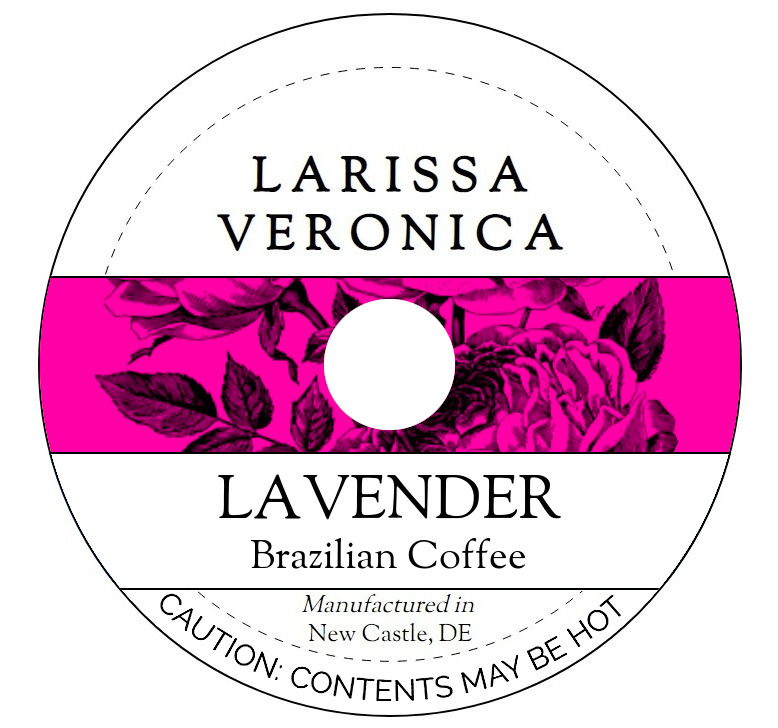Lavender Brazilian Coffee <BR>(Single Serve K-Cup Pods)