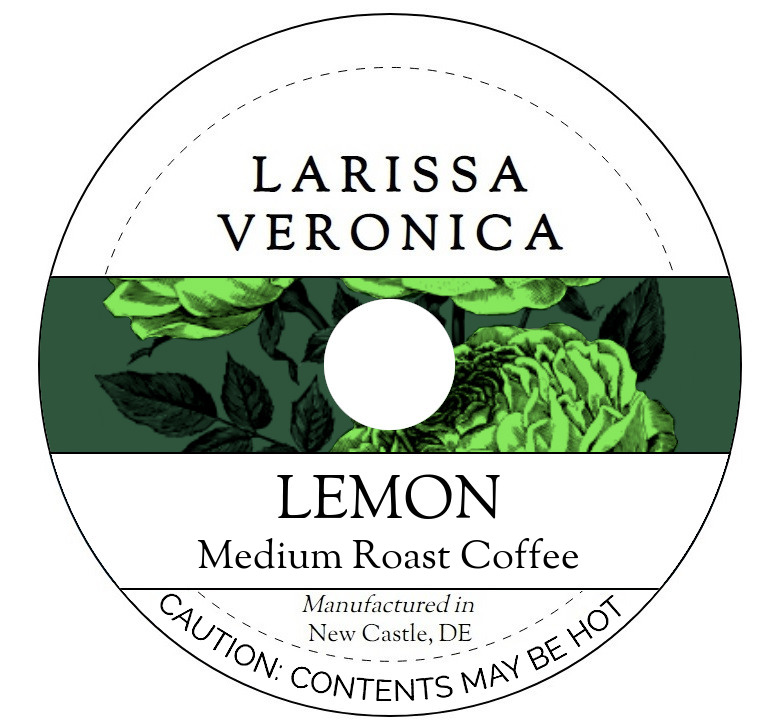 Lemon Medium Roast Coffee <BR>(Single Serve K-Cup Pods)