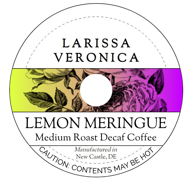 Lemon Meringue Medium Roast Decaf Coffee <BR>(Single Serve K-Cup Pods)
