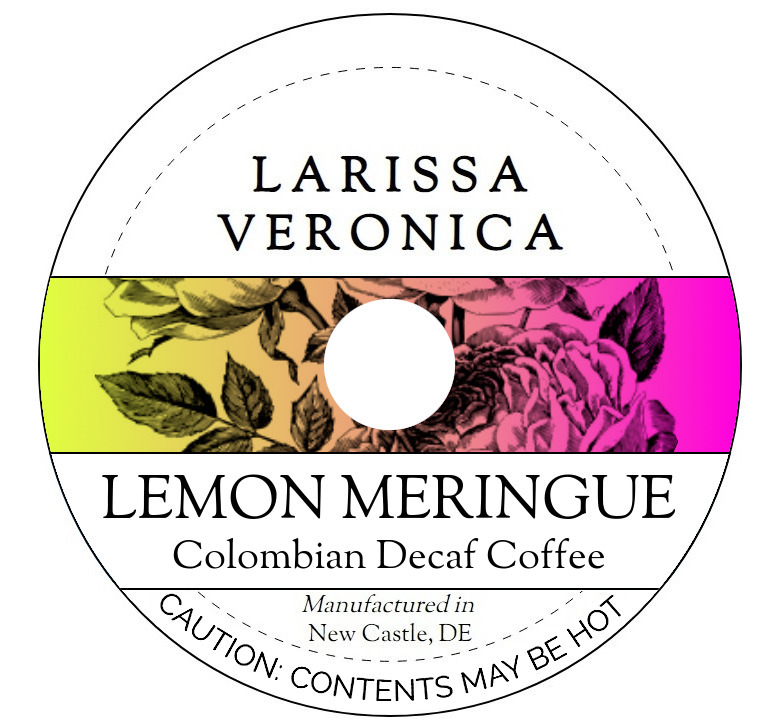Lemon Meringue Colombian Decaf Coffee <BR>(Single Serve K-Cup Pods)