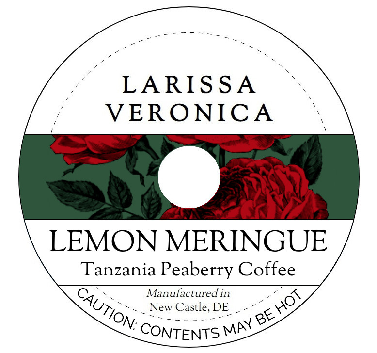 Lemon Meringue Tanzania Peaberry Coffee <BR>(Single Serve K-Cup Pods)