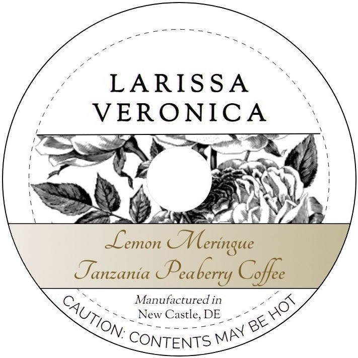 Lemon Meringue Tanzania Peaberry Coffee <BR>(Single Serve K-Cup Pods)