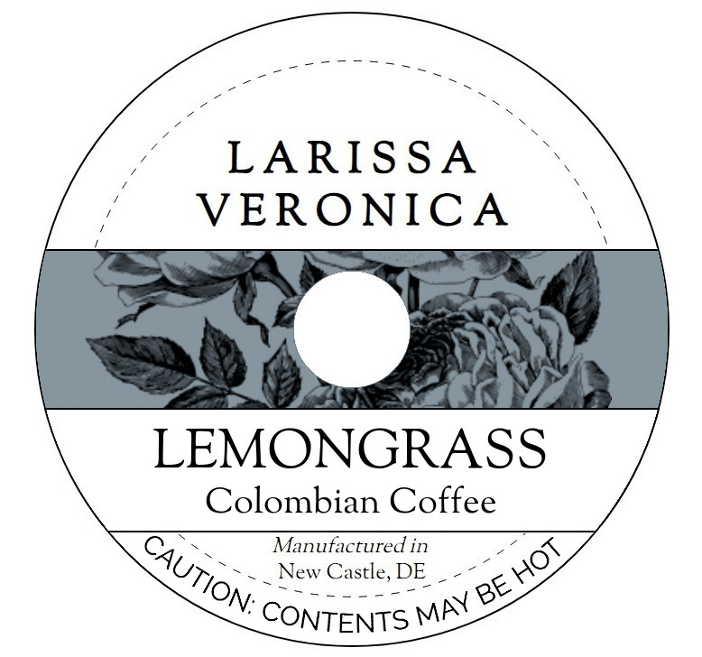 Lemongrass Colombian Coffee <BR>(Single Serve K-Cup Pods)