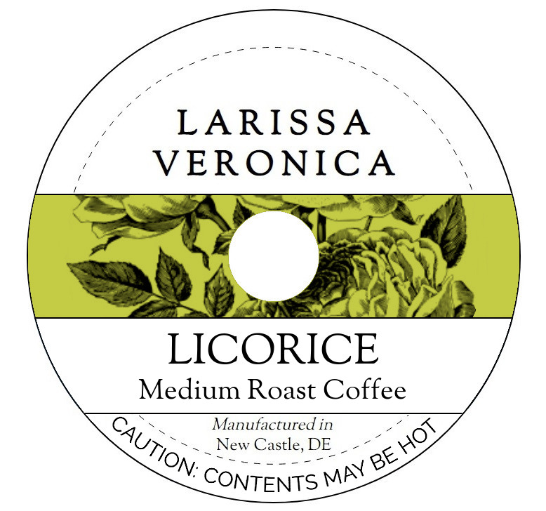 Licorice Medium Roast Coffee <BR>(Single Serve K-Cup Pods)