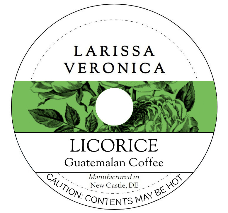 Licorice Guatemalan Coffee <BR>(Single Serve K-Cup Pods)