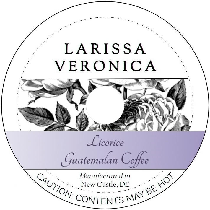 Licorice Guatemalan Coffee <BR>(Single Serve K-Cup Pods)