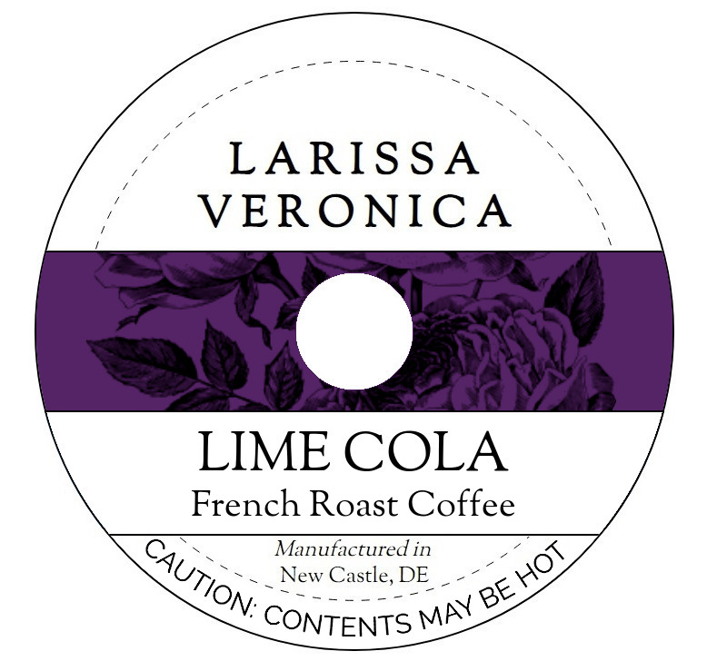 Lime Cola French Roast Coffee <BR>(Single Serve K-Cup Pods)