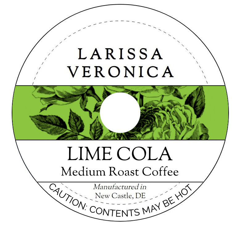 Lime Cola Medium Roast Coffee <BR>(Single Serve K-Cup Pods)