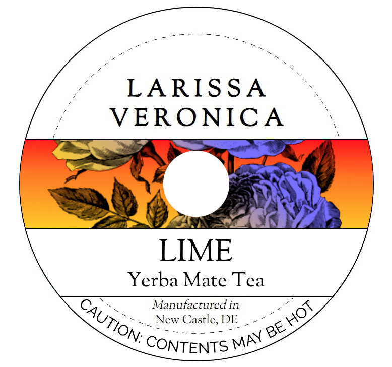 Lime Yerba Mate Tea <BR>(Single Serve K-Cup Pods)