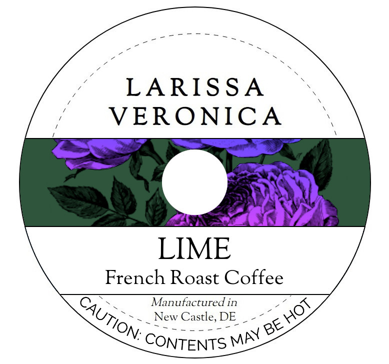 Lime French Roast Coffee <BR>(Single Serve K-Cup Pods)