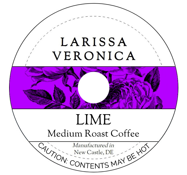 Lime Medium Roast Coffee <BR>(Single Serve K-Cup Pods)