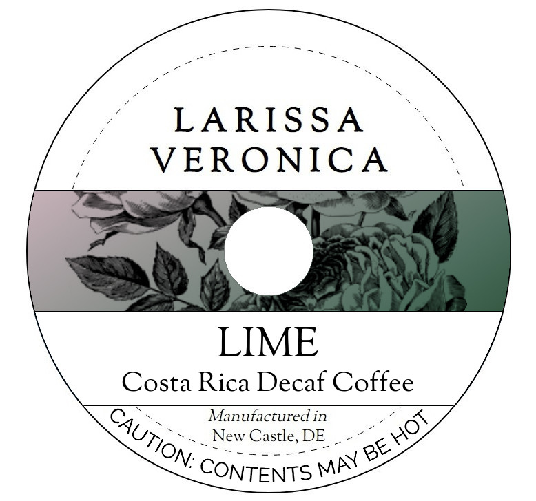 Lime Costa Rica Decaf Coffee <BR>(Single Serve K-Cup Pods)