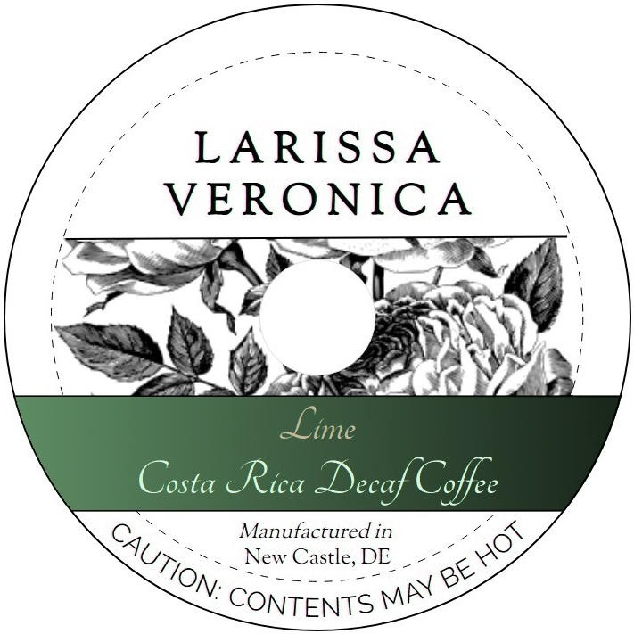 Lime Costa Rica Decaf Coffee <BR>(Single Serve K-Cup Pods)