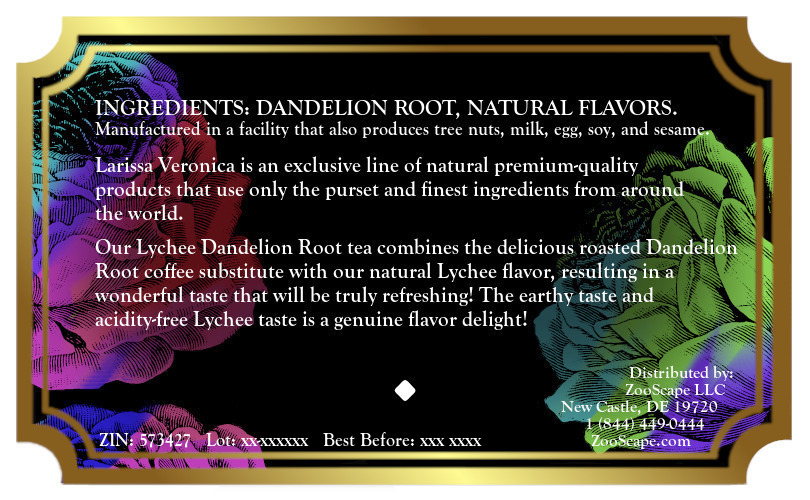 Lychee Dandelion Root Tea <BR>(Single Serve K-Cup Pods)