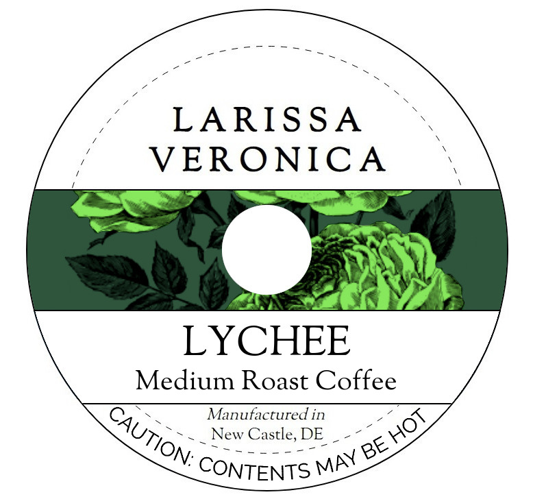 Lychee Medium Roast Coffee <BR>(Single Serve K-Cup Pods)