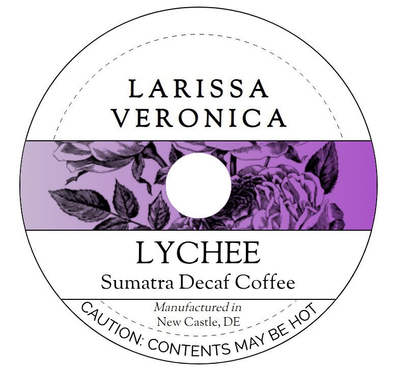 Lychee Sumatra Decaf Coffee <BR>(Single Serve K-Cup Pods)