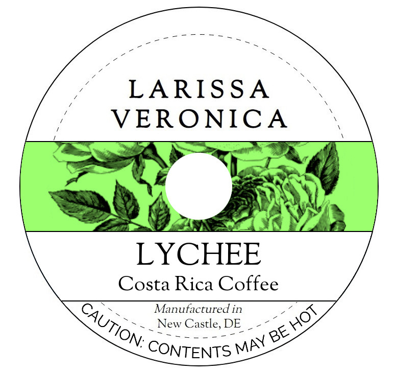 Lychee Costa Rica Coffee <BR>(Single Serve K-Cup Pods)