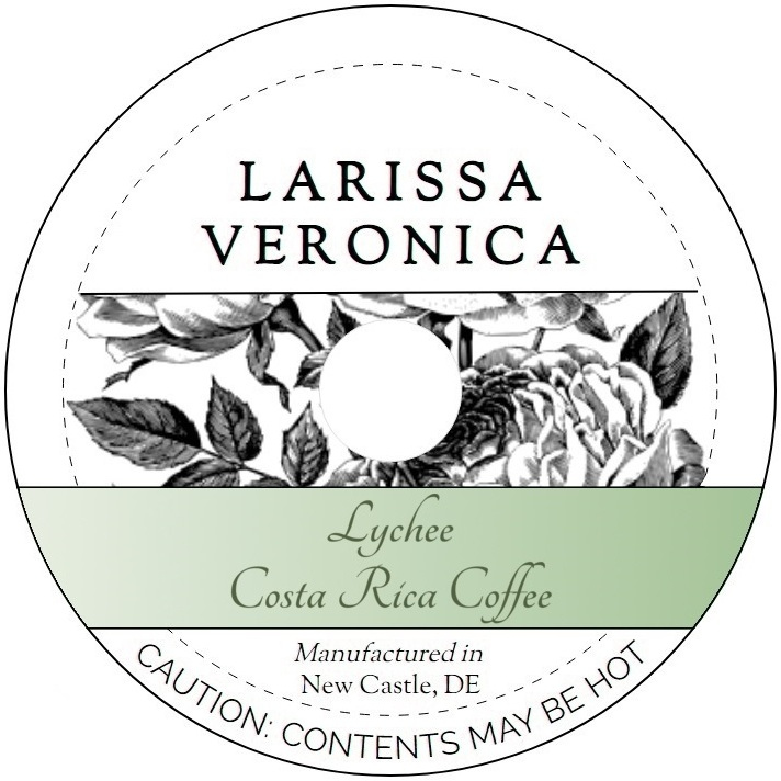 Lychee Costa Rica Coffee <BR>(Single Serve K-Cup Pods)