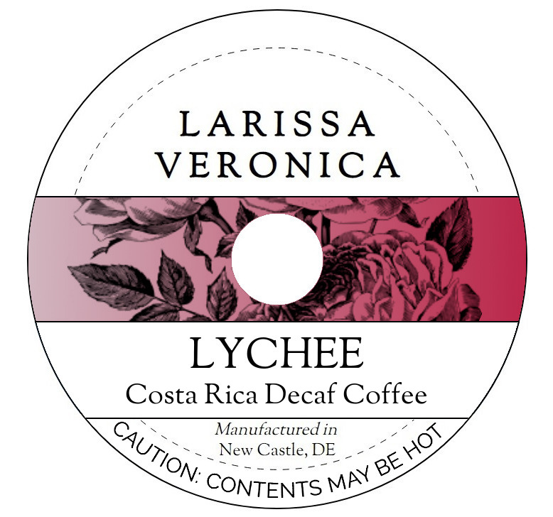 Lychee Costa Rica Decaf Coffee <BR>(Single Serve K-Cup Pods)