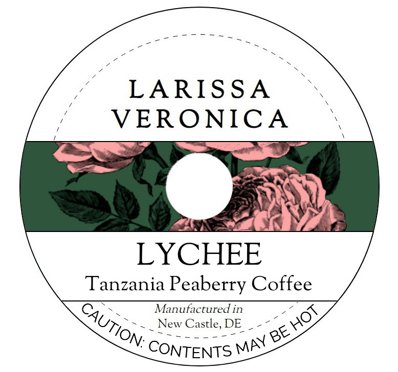Lychee Tanzania Peaberry Coffee <BR>(Single Serve K-Cup Pods)