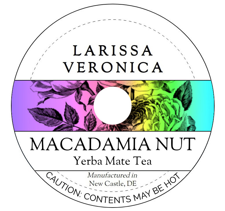 Macadamia Nut Yerba Mate Tea <BR>(Single Serve K-Cup Pods)