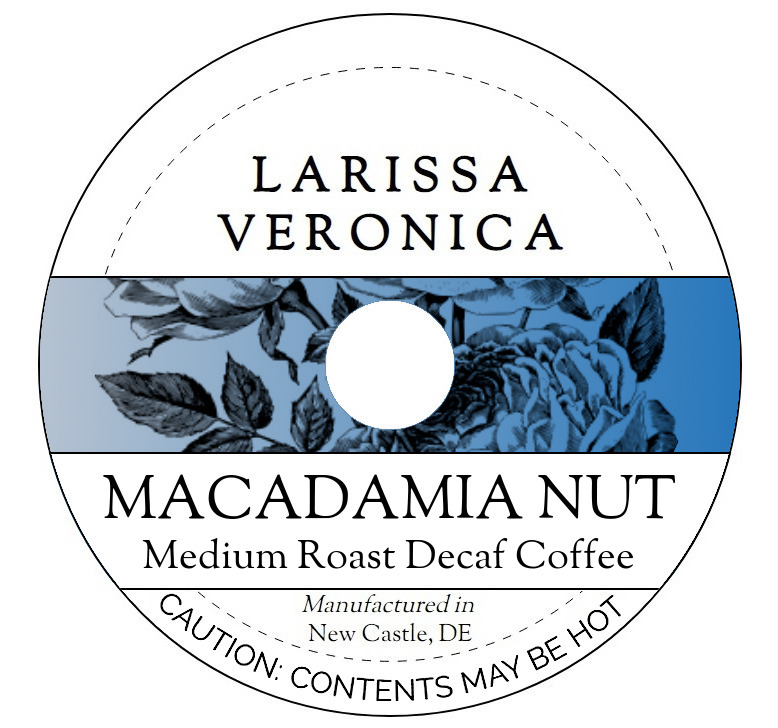 Macadamia Nut Medium Roast Decaf Coffee <BR>(Single Serve K-Cup Pods)