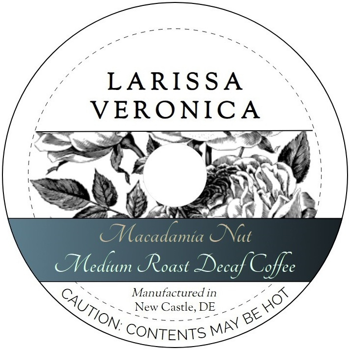 Macadamia Nut Medium Roast Decaf Coffee <BR>(Single Serve K-Cup Pods)