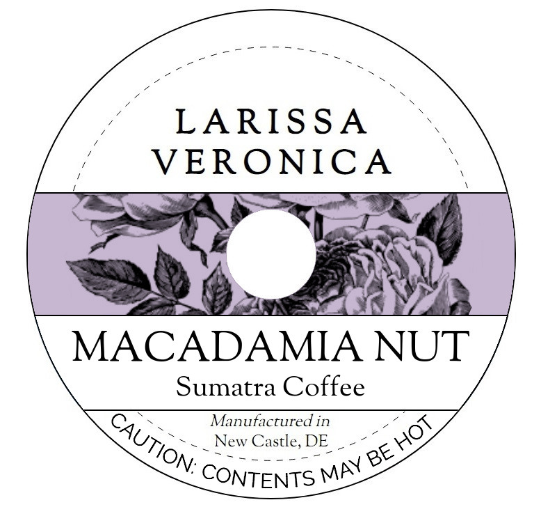 Macadamia Nut Sumatra Coffee <BR>(Single Serve K-Cup Pods)