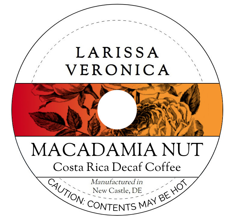 Macadamia Nut Costa Rica Decaf Coffee <BR>(Single Serve K-Cup Pods)